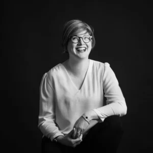 Autoportrait Fanny Jorda-Iniguez noir et blanc