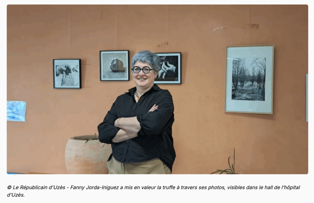 Article Le Républicain Uzès sur expo Fanny Jorda-Iniguez 2025